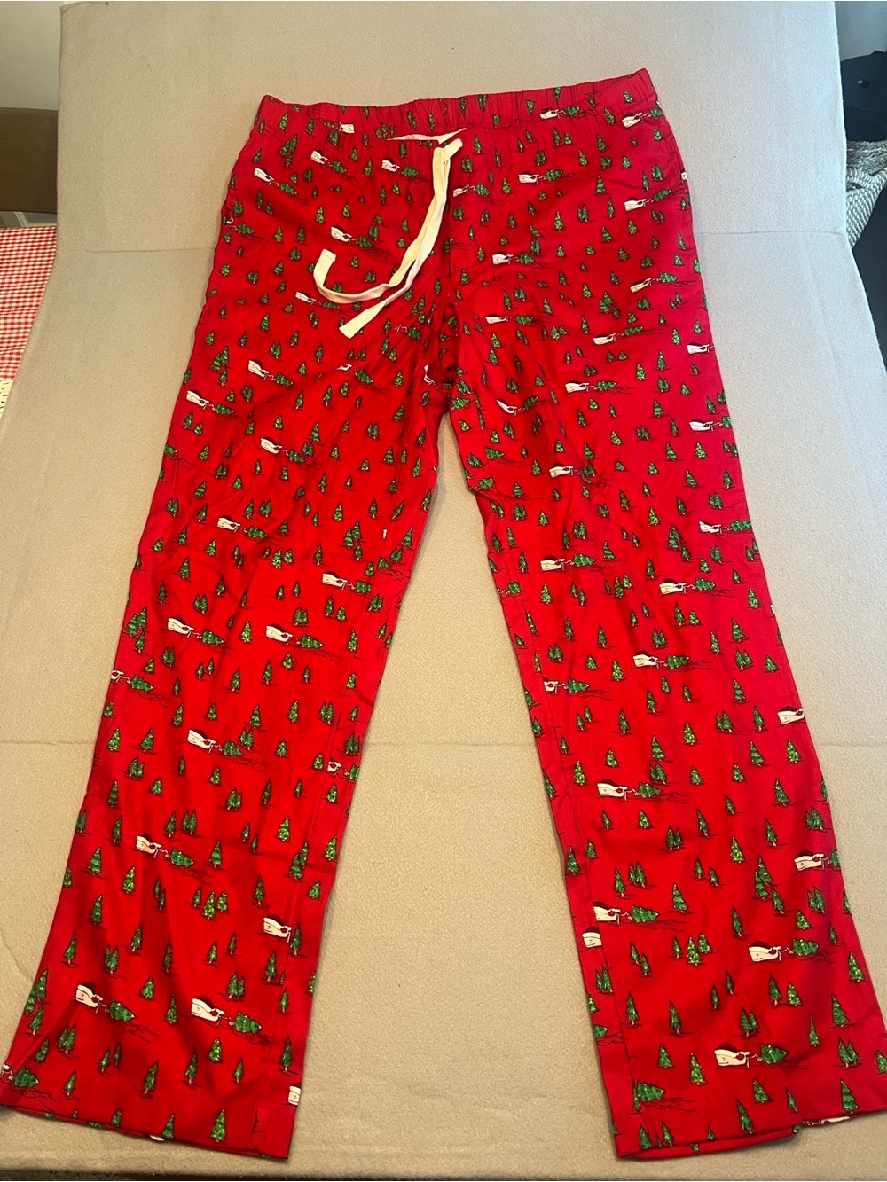 Vineyard Vines Men Christmas Pajama Pants Long Red Size Large New